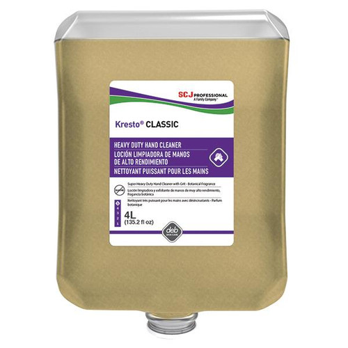 SC Johnson Professional Kresto Classic Super Heavy Duty Hand Cleaner, 4 L Refill, 4/Case