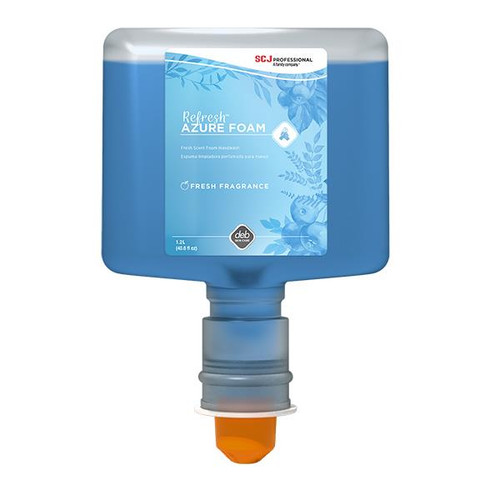 SC Johnson Professional Refresh Azure FOAM Hand Wash, TouchFree, 1.2 L Refill, 3/Case