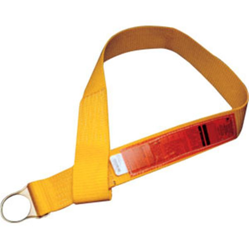 MSA Anchorage Connector Strap w D-Ring - Yellow