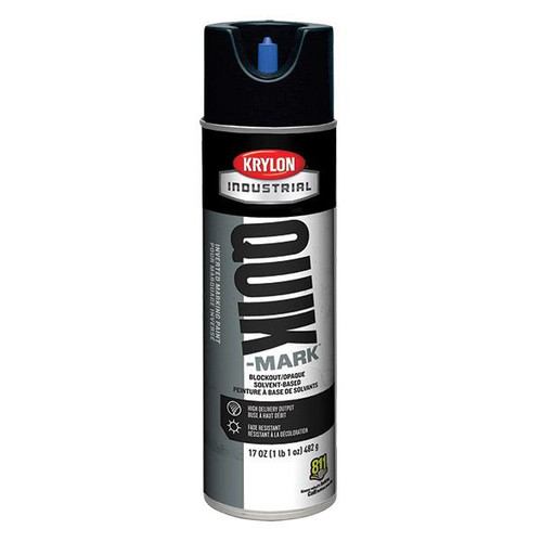 Krylon Quik-Mark Inverted Marking Paint Solvent Based Asphalt Black