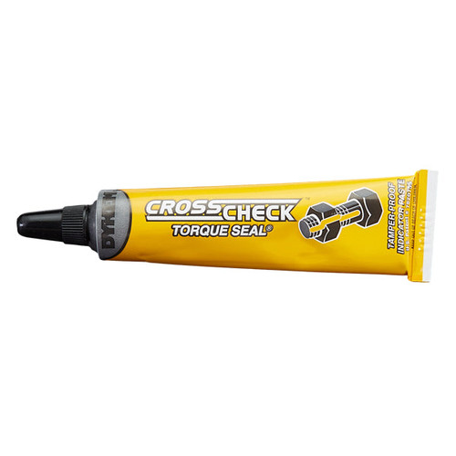 ITW ProBrands Dykem Cross-Check Torque Seal Tamper Proof Indicator Paste, 1 oz Tube, Yellow, 24/Case
