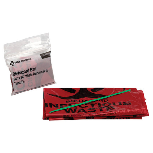 Biohazard Bag with Tie, 1/Box