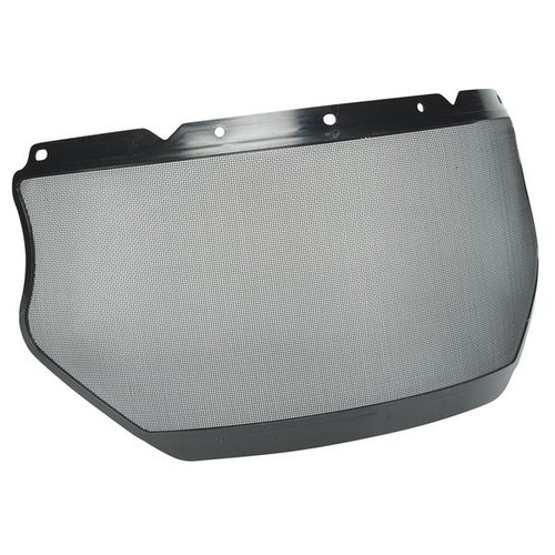 MSA V-Gard General-Purpose Aluminum Edged Mesh Visor Clear
