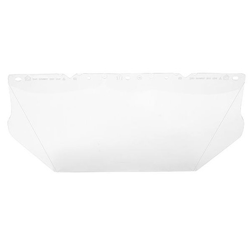 MSA V-Gard General-Purpose Polycarbonate Contoured Visor 8" x 17" x 0.06" Clear