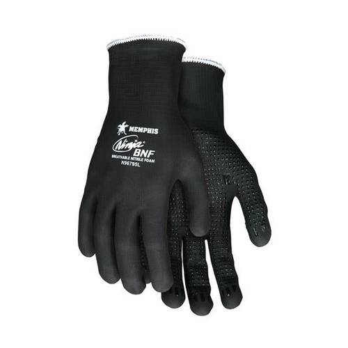 MCR Safety Ninja BNF Fully-Coated Nitrile Gloves