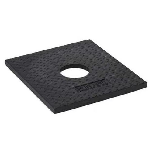 Cortina EZ-Grab Delineator Square Base, 10 lb, 15 1/2"L x 17 3/4"W x 1 1/2"H, Black