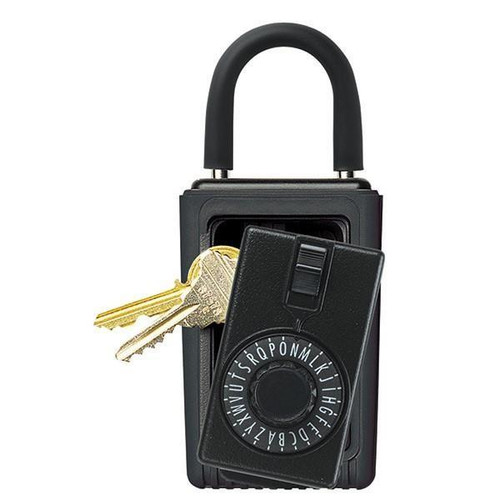 Kidde KeySafe Original Dial Lid Key Box (Portable), Black (Reshipper)