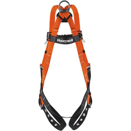 Honeywell Miller Titan Non-Stretch Harness with Tongue Leg Buckles, Universal, Orange/Black
