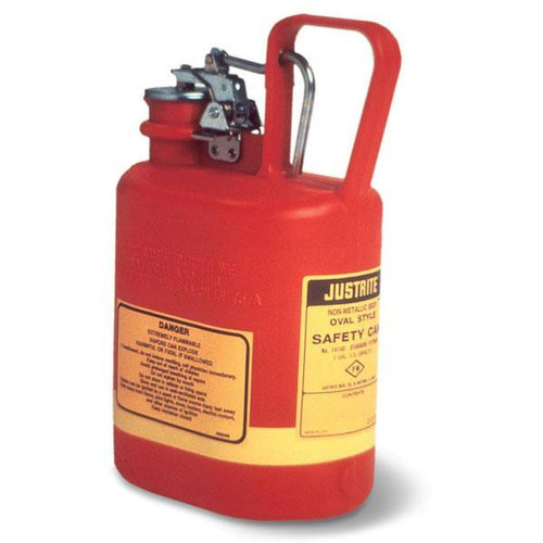 Justrite Type I Oval Safety Can - Red