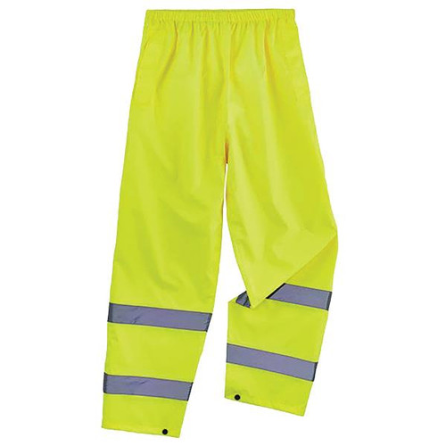Ergodyne Glowear 8916 Lightweight Hi-Vis, Class E, Rain Pants