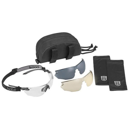 Bolle Safety Combat Ballistic Glasses Kit and Accessories
