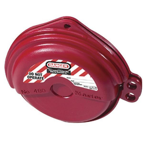 Master Lock Rotating Gate Valve Lockout 1"-3" Dia Red