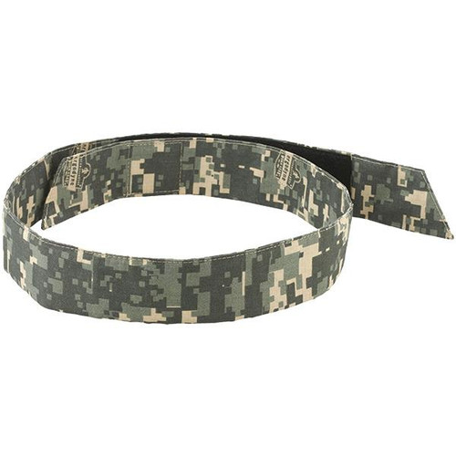 Ergodyne Chill-Its 6705 Cooling Bandanas, Hook-&-Loop Closure, Camo