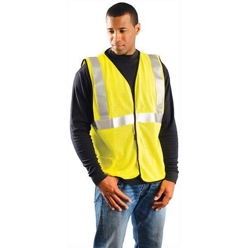 OccuNomix Class 2 Premium FR Mesh Vest 2X-Large Yellow