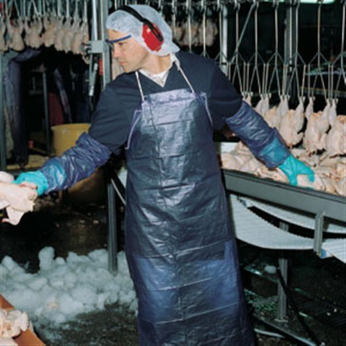 Aprons and Sleeves Protective Gloves - Blue