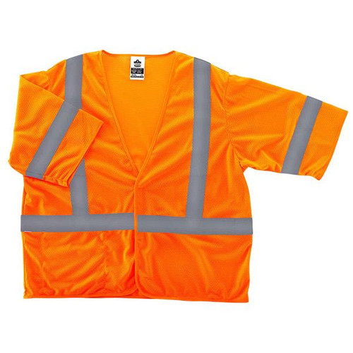 Ergodyne GloWear 8310HL Class 3 Solid Mesh Vests