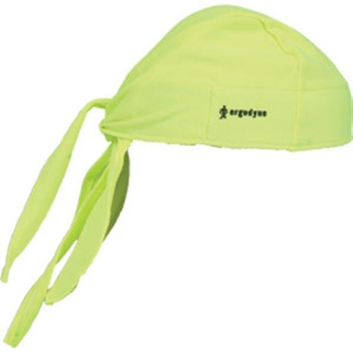 Ergodyne Chill-Its 6615 High-Performance Dew Rag Universal Lime