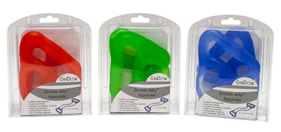 CanDo CanDo Jelly Expander Double Exerciser - 3-piece set (red, green, blue)