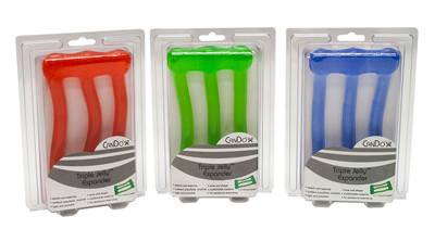 CanDo CanDo Jelly Expander Triple Exerciser - 3-piece set (red, green, blue)
