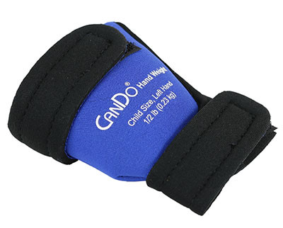 CanDo CanDo Hand Weight, 0.5 lbs, Left