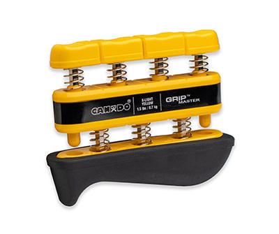 CanDo CanDo Grip-Master hand exerciser - Yellow, x-light - Finger (1.5 lb)