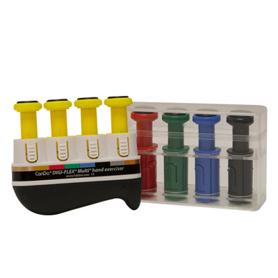 CanDo Digi-Flex Multi, Progressive Starter Pack, Frame, 8 Buttons ( 4 Yellow, 1 Red, 1 Green, 1 Blue, 1 Black)