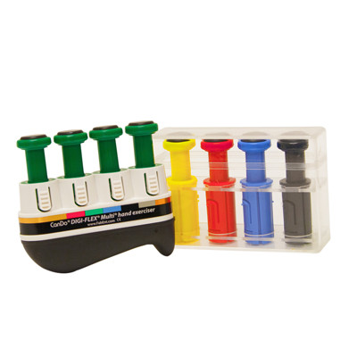 CanDo Digi-Flex Multi, Progressive Starter Pack, Frame, 8 Buttons (4 Green, 1 Yellow, 1 Red, 1 Blue, 1 Black)