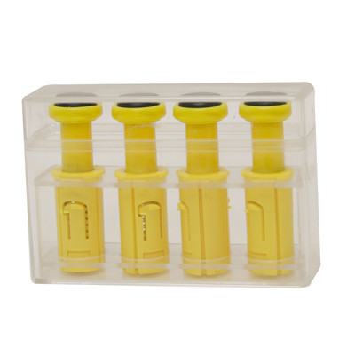CanDo Digi-Flex Multi, 4 Additional Finger Buttons with Box, Yellow (X-Light)