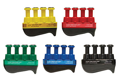 CanDo Digi-Flex LITE - Set of 5 (1 each: yellow, red, green, blue, black)