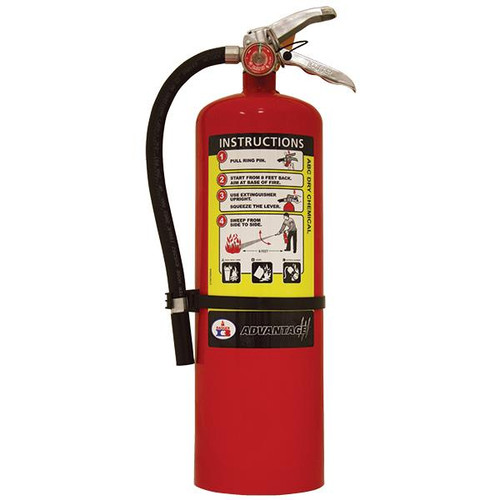 Badger Advantage 10 lb ABC Fire Extinguisher w Wall Hook