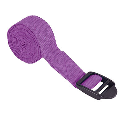 Power Systems Yoga Strap, Purple, 8 ft