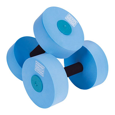 Power Systems Water Dumbbells, Light Resistance, pair