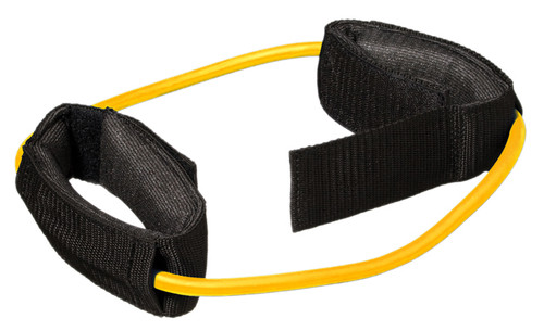CanDo CanDo Exercise Tubing with Cuff Exerciser - 35" - Yellow - X-light