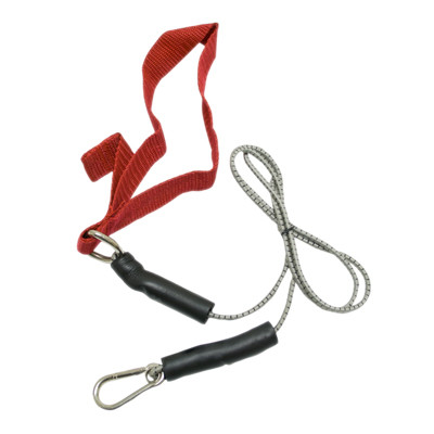 CanDo CanDo exercise bungee cord with attachments, 4', Red - light