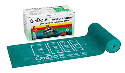 CanDo CanDo AccuForce Exercise Band - 6 yard roll - Green - medium