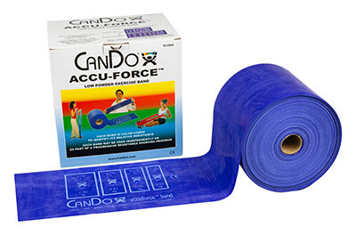 CanDo CanDo AccuForce Exercise Band - 50 yard roll - Blue - heavy