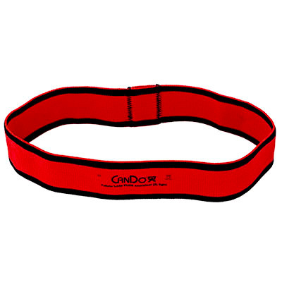 CanDo CanDo Fabric Loop Plus, 12" Long Single Loop, Red (Light)
