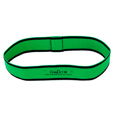 CanDo CanDo Fabric Loop Plus, 12" Long Single Loop, Green (Medium)