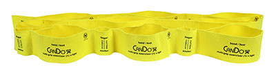 CanDo CanDo Multi-Grip Exerciser, 6 Foot Exerciser, X-Light, Yellow, Case of 24