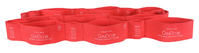 CanDo CanDo Multi-Grip Exerciser, 6 Foot Exerciser, Light, Red, Case of 24
