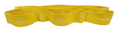 CanDo CanDo Multi-Grip Exerciser, 6 Foot Exerciser, XXX-Heavy, Gold