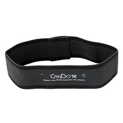 CanDo CanDo Fabric Loop Plus, 8" Long Single Loop, Black (X-Heavy)