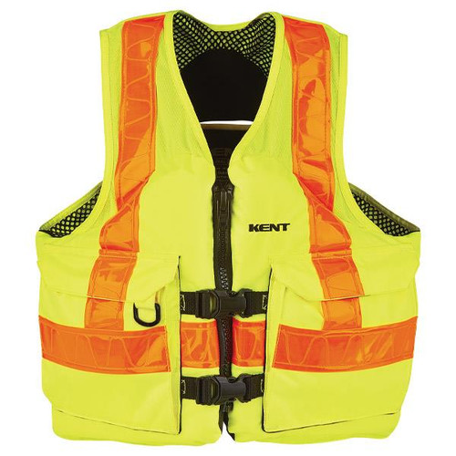 Kent Hi-Vis Mesh Deluxe Vest Medium Yellow