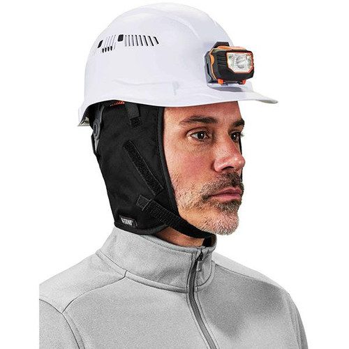 Ergodyne N-Ferno 6850 Winter Liner, Dual Layer w/ Warming Pockets, Regular Length, Black/Orange