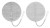 PALS PALS electrodes, clear poly back, 2" round, 40/case