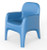 Cortech USA Endurance Crew Chair w/Arms, Includes Bolt Down Kit, Blue Grey