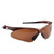 Brown Frame Brown Lens Safety Eyewear