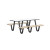 Cortech USA Anchor Table, 6 Sand Seats, Rectangle, 30" x 72"