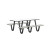 Cortech USA Anchor Table, 6 Stone Gray Seats, Rectangle, 30" x 72"