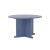 Cortech USA Endurance Table 48" Round X-Base Flame Retardant, Midnight Blue